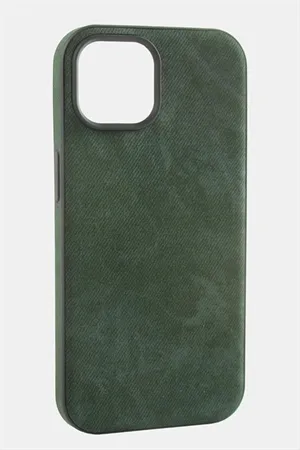 iPhone 11 Nubuk Lüx Velvet Silikon Kılıf - Gri