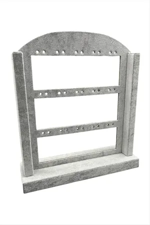 Anfora Kumaş Küpelik 22*24 cm - Gri