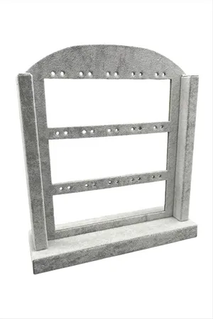 Anfora Kumaş Küpelik 22*24 cm - Gri