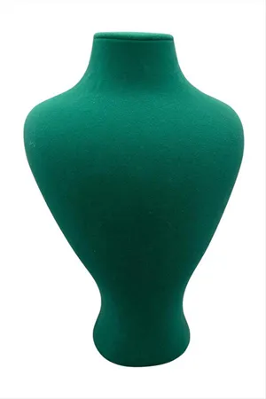 29 cm Bombeli Manken Anfora Kumaş - Yeşil