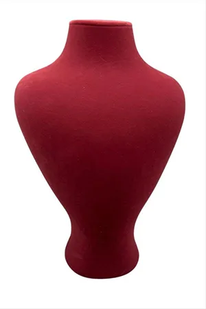 29 cm Bombeli Manken Anfora Kumaş - Bordo