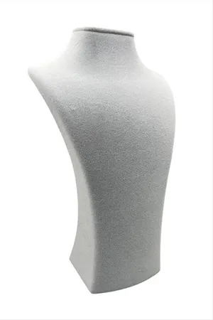 33 cm Kare Kafa Manken Anfora Kumaş - Gri