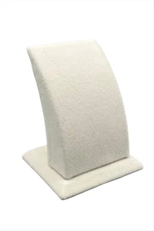 Anfora Kumaş Kaplamalı Küçük Küpe Standı - Krem
