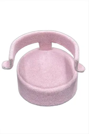 Anfora Kumaş Kaplamlı Kelepçe Bileklik Standı - Açık Pembe
