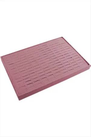 Yatay Anfora Kumaş Batırmalı Yüzük Tablası  - Açık Pembe