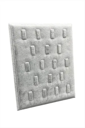 18 Tırnaklı Ayaklı Anfora Kumaş Yüzük Standı 17*20 cm - Gri