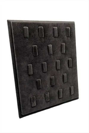 18 Tırnaklı Ayaklı Anfora Kumaş Yüzük Standı 17*20 cm - Füme