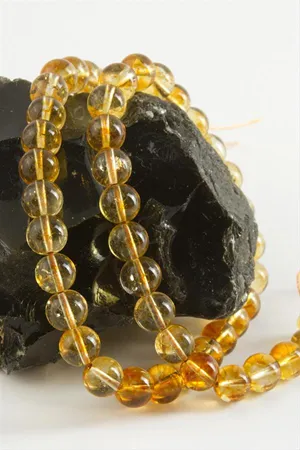 8 mm Sitrin Ceyt Taşı - Sarı