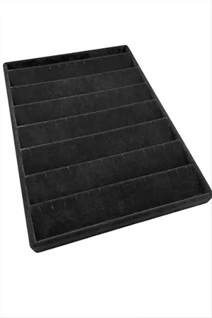 Dik Anfora Kumaş Küpelik 24*34 - Siyah