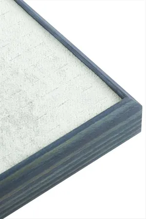 Ahşap Anfora Kumaş Piercing Küpelik 18*24 cm - Siyah