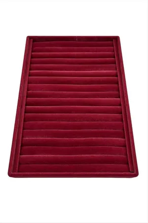 Dik Sosisli Anfora Yüzük Kelepçe Standı 24*34 cm - Kırmızı