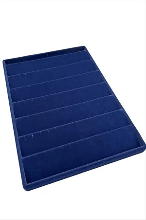 Dik Anfora Kumaş Küpelik 24*34 - Lacivert