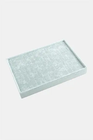 Dikey Anfora Kumaş Batırmalı Yüzük Tablası 17*23 - Gri