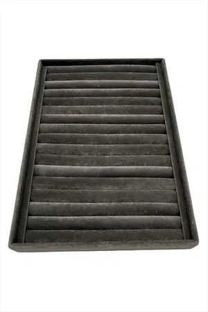Dik Sosisli Anfora Yüzük Kelepçe Standı 24*34 cm - Füme