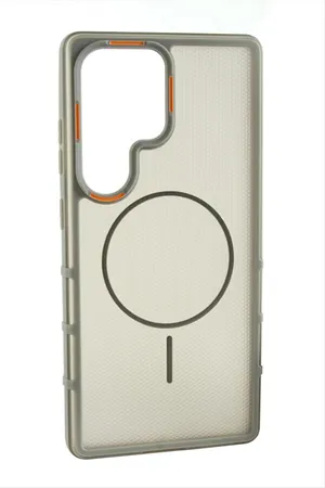Samsung Glaxy S24U Magsaff Kapak Kılıf - Gri