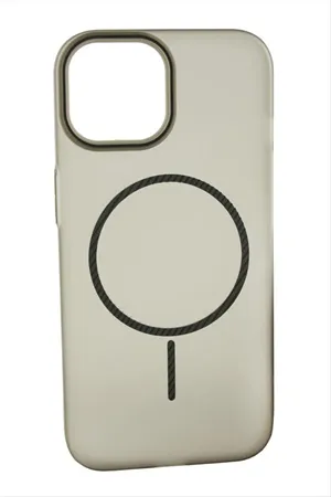 iPhone 11 Buzlu Magsaff Kapak Kılıf - Siyah