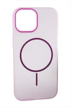 iPhone 11 Buzlu Magsaff Kapak Kılıf - Turuncu