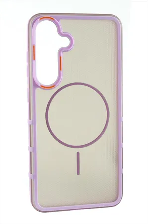 Samsung Glaxy S25U Magsaff Kapak Kılıf - Lila