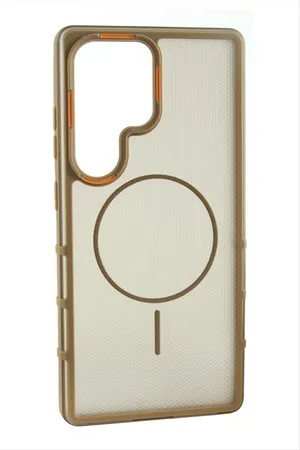Samsung Glaxy S24U Magsaff Kapak Kılıf - Kahverengi