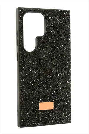 Samsung Galaxy S23 Ultra Taşlı Kapak Kılıf - Siyah