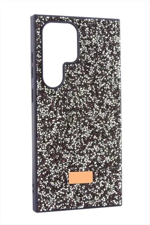 Samsung Galaxy S23 Ultra Taşlı Kapak Kılıf - Mor