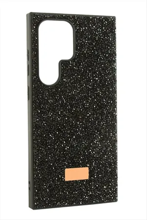 Samsung Galaxy S25 Ultra Taşlı Kapak Kılıf - Krem
