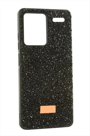 Xiaomi Redmi Note 13 Pro Plus Taşlı Kapak Kılıf - Siyah