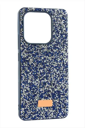Xiaomi Redmi Note 13 Taşlı Kapak Kılıf - Mavi