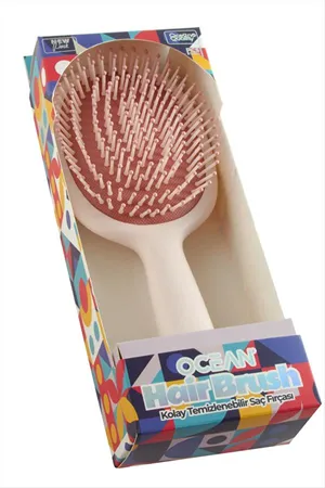 AyıcıkŞekilli Saç Fırçası - Pembe