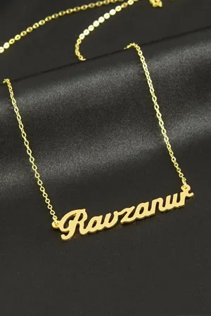 Ravzanur İsimli Kolye - Sarı