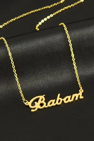 Babam Uçlu Kolye - Sarı