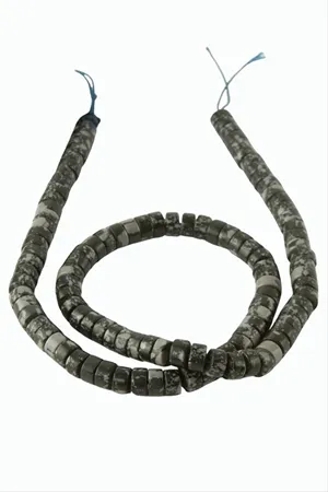 6 mm Disk Obsidyen Taşı - Siyah