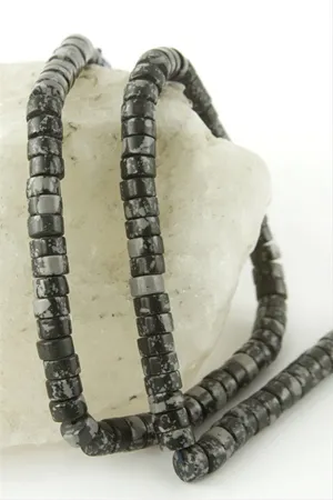 6 mm Disk Obsidyen Taşı - Siyah