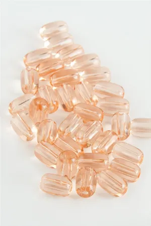 6*8 mm Oval Cam Boncuk 1 KG - Sarı