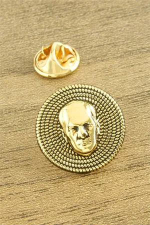 Atatürk Yaka Rozet - Sarı