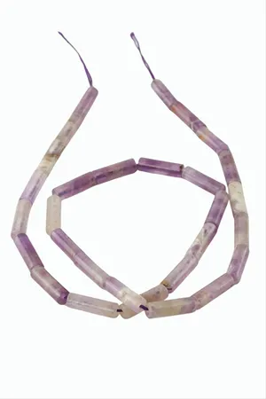 1,4 cm Boru Ametist Taşı - Mor