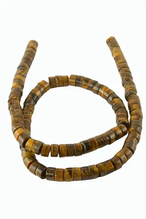 6 mm Disk Kaplangözü Taşı - Kahverengi