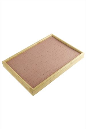 120'li Ahşap Anfora Kumaş Yüzük Standı 24*35 - Pembe