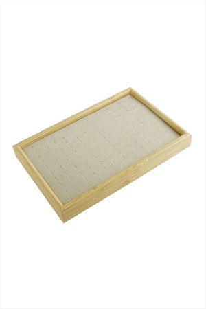 120'li Ahşap Anfora Kumaş Yüzük Standı 24*35 - Sütlü Kahve