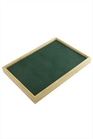 120'li Ahşap Anfora Kumaş Yüzük Standı 24*35 - Yeşil