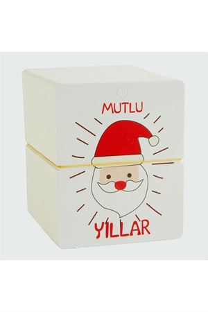 Mutlu Yıllar Bileklik Kartı 200 Adet - Beyaz