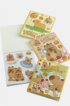 12 Yapraklı Çzgflm Karakteri Defter Sticker - Ebruli