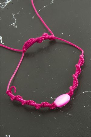 Sedef İp Bileklik - Pembe