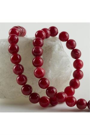8 mm Ceyt Taşı - Bordo