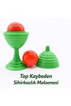 Yeşil Renk Sihirli Kupa Top Kaybetme Oyunu 7 cm