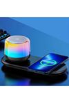 Kablosuz Şarj Standlı Bluetooth Hoparlör