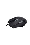 Siyah Mat Desenli USB Kablolu 3D Optik Mouse