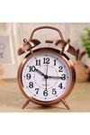Bakır Metal Alarmlı Masa Saati