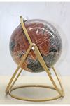 Dekoratif Metal Standlı Dünya Küre - Model 1
