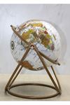 Dekoratif Metal Standlı Dünya Küre - Model 4
